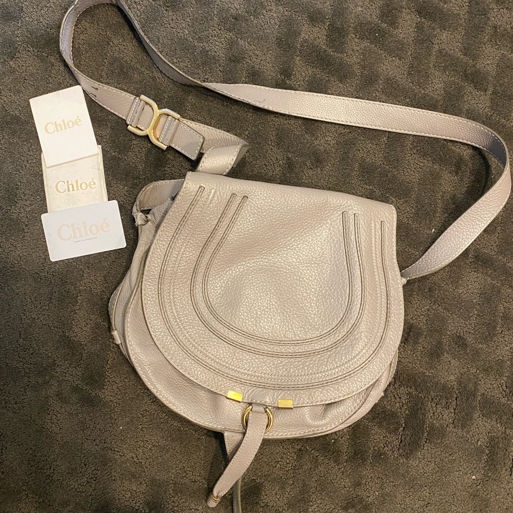 CHLOE MEDIUM MARCIE LEATHER CROSSBODY BAG